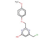 6-(<span class='lighter'>氯</span><span class='lighter'>甲基</span>)-2-[(4-<span class='lighter'>甲</span>氧基<span class='lighter'>苯</span>氧基)<span class='lighter'>甲基</span>]嘧啶-4-醇