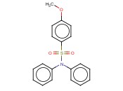 4-<span class='lighter'>甲</span><span class='lighter'>氧基</span>-N,N-二苯基苯磺酰胺