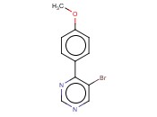 5-<span class='lighter'>溴</span>-4-(4-<span class='lighter'>甲</span><span class='lighter'>氧基</span>苯基)<span class='lighter'>嘧啶</span>