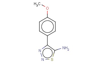 4-(4-<span class='lighter'>甲</span><span class='lighter'>氧基</span>苯基)-1,2,3-噻重氮-5-<span class='lighter'>胺</span>