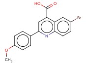 6-BROMO-2-(4-<span class='lighter'>METHOXYPHENYL</span>)QUINOLINE-4-CARBOXYLIC ACID
