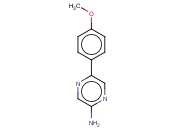 5-(4-甲氧基苯基)-2-<span class='lighter'>氨基</span><span class='lighter'>吡</span><span class='lighter'>嗪</span>