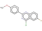 喹唑啉,4-氯-6-氟-2-(4-甲氧苯基)-