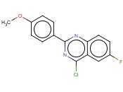 喹唑啉,4-<span class='lighter'>氯</span>-6-氟-2-(4-<span class='lighter'>甲</span>氧<span class='lighter'>苯基</span>)-