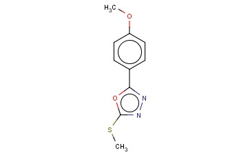 1,3,4-OXADIAZOLE, 2-(4-METHOXYPHENYL)-5-(METHYLTHIO)-