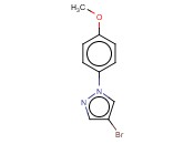 4-<span class='lighter'>溴</span>-1-(4-<span class='lighter'>甲</span><span class='lighter'>氧基</span>苯基)吡唑