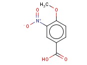 3-硝基-4-甲<span class='lighter'>氧基</span><span class='lighter'>苯甲酸</span>
