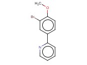 2-(3-<span class='lighter'>溴</span>-4-<span class='lighter'>甲</span><span class='lighter'>氧基</span>苯在)<span class='lighter'>吡啶</span>