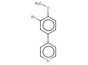 4-(3-<span class='lighter'>溴</span>-4-<span class='lighter'>甲</span><span class='lighter'>氧基</span>苯基)<span class='lighter'>吡啶</span>