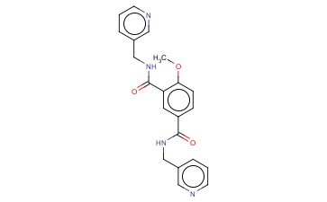 4-<span class='lighter'>甲</span>氧基-N,N'-二(3-<span class='lighter'>吡啶</span>甲基)-1,3-苯二甲酰胺