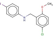 N-[(5-CHLORO-2-METHOXYPHENYL)METHYL]-<span class='lighter'>4-IODOANILINE</span>