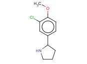 <span class='lighter'>2-CHLORO-1-METHOXY-4-PYRROLIDIN-2-YLBENZENE</span>