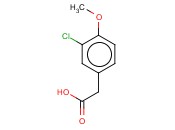 <span class='lighter'>BENZENEACETIC</span> ACID, <span class='lighter'>3-CHLORO-4-METHOXY-</span>