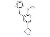 1-(5-(AZETIDIN-3-YL)-<span class='lighter'>2-METHOXYBENZYL</span>)-1H-PYRAZOLE