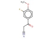 <span class='lighter'>3-FLUORO-4-METHOXYBENZOYLACETONITRILE</span>