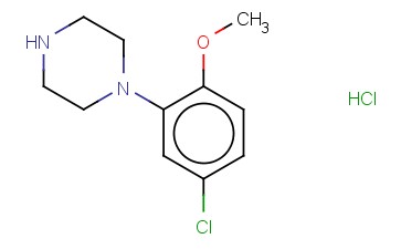 1-(5-氯-2-甲氧苯基)<span class='lighter'>哌嗪</span><span class='lighter'>盐酸盐</span>