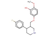 4-(4-<span class='lighter'>氟</span>苯基)-3-(4-<span class='lighter'>甲</span>氧基-3-羟基<span class='lighter'>苯</span>氧基甲基)哌啶