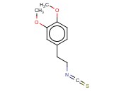 2-(3,4-二甲氧基苯基)乙基<span class='lighter'>异</span><span class='lighter'>硫</span>代<span class='lighter'>氰酸</span><span class='lighter'>酯</span>