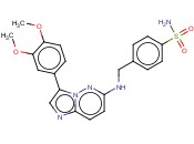 4-[[[3-(3,4-二甲氧基苯基)咪唑并[1,2-b]<span class='lighter'>哒</span><span class='lighter'>嗪</span>-6-基]<span class='lighter'>氨基</span>]甲基]苯磺酰胺