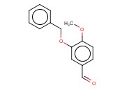 4-<span class='lighter'>甲</span><span class='lighter'>氧基</span>-3-<span class='lighter'>苄</span><span class='lighter'>氧基</span>苯甲醛