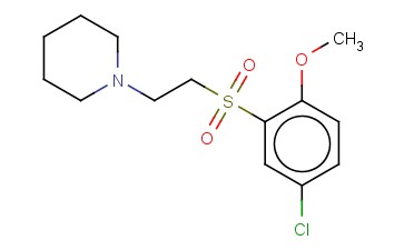 1-(2-((5-CHLORO-2-METHOXYPHENYL)SULFONYL)ETHYL)PIPERIDINE