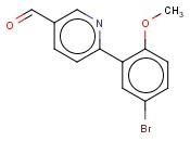 6-(5-BROMO-2-METHOXYPHENYL)PYRIDINE-3-<span class='lighter'>CARBOXALDEHYDE</span>