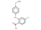 4-氯-2-[(6-<span class='lighter'>甲</span><span class='lighter'>氧基</span>-3-<span class='lighter'>吡啶</span>基)<span class='lighter'>氨基</span>]苯甲酸