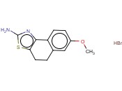 7-甲氧基-4,5-二氢<span class='lighter'>萘</span>[1,2-D][1,3]噻唑-2-<span class='lighter'>胺</span>溴酸盐