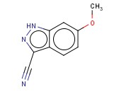 6-METHOXY-1H-INDAZOLE-3-<span class='lighter'>CARBONITRILE</span>