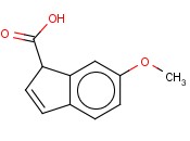 6-METHOXY-1H-<span class='lighter'>INDENE</span>-1-CARBOXYLIC ACID