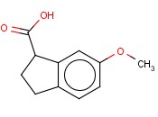 6-METHOXYINDANE-1-<span class='lighter'>CARBOXYLIC</span> ACID