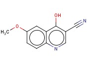 <span class='lighter'>3-QUINOLINECARBONITRILE</span>, 4-HYDROXY-6-METHOXY-