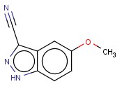 3-氰基-5-甲氧基-1H-<span class='lighter'>吲</span><span class='lighter'>唑</span>