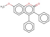 3,4-<span class='lighter'>DIPHENYL</span>-7-METHOXYCOUMARIN