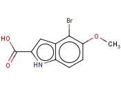4-溴-5-<span class='lighter'>甲</span><span class='lighter'>氧基</span><span class='lighter'>吲哚</span>-2-<span class='lighter'>羧酸</span>