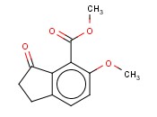 METHYL 6-METHOXY-1-<span class='lighter'>INDANONE</span>-7-CARBOXYLATE