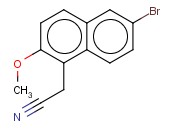 (6－<span class='lighter'>溴</span>－2－甲氧基－1－萘基)<span class='lighter'>乙</span><span class='lighter'>腈</span>