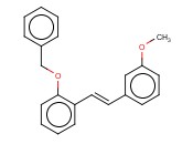 2-<span class='lighter'>苄</span><span class='lighter'>氧基</span>-3'-<span class='lighter'>甲</span><span class='lighter'>氧基</span>二苯乙烯