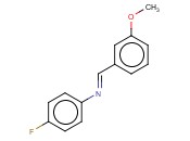 N-(3-甲氧基苯亚甲基)-4-<span class='lighter'>氟</span><span class='lighter'>苯胺</span>