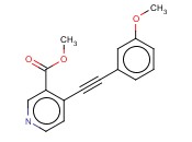 METHYL 4-(2-(3-METHOXYPHENYL)ETHYNYL)<span class='lighter'>NICOTINATE</span>