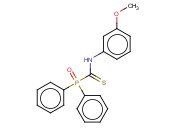 N-(3-METHOXYPHENYL)OXO(<span class='lighter'>DIPHENYL</span>)PHOSPHORANECARBOTHIOAMIDE