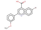 6-<span class='lighter'>溴</span>-2-（3-甲氧基苯基）<span class='lighter'>喹啉</span>-4-羧酸