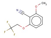 2-<span class='lighter'>甲</span>氧基-6-(2,2,2-三氟乙氧基)<span class='lighter'>苯</span><span class='lighter'>甲</span><span class='lighter'>腈</span>