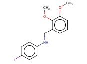N-[(2,3-DIMETHOXYPHENYL)METHYL]-<span class='lighter'>4-IODOANILINE</span>