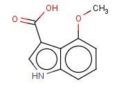4-<span class='lighter'>甲</span><span class='lighter'>氧基</span>-<span class='lighter'>1H-</span><span class='lighter'>吲哚</span>-3-<span class='lighter'>甲酸</span>