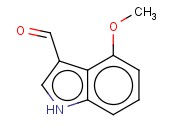 4-<span class='lighter'>METHOXYINDOLE-3-CARBOXALDEHYDE</span>