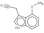 4-<span class='lighter'>甲</span>氧基吲哚-3-<span class='lighter'>乙</span><span class='lighter'>腈</span>
