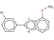 2-(<span class='lighter'>3-BROMOPHENYL</span>)-7-METHOXYBENZOTHIAZOLE
