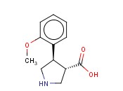 (3S,4R)-4-(2-甲氧基苯基)<span class='lighter'>吡咯烷</span>-3-羧酸