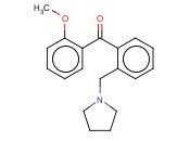 <span class='lighter'>2-METHOXY-2</span>'-<span class='lighter'>PYRROLIDINOMETHYL</span> <span class='lighter'>BENZOPHENONE</span>